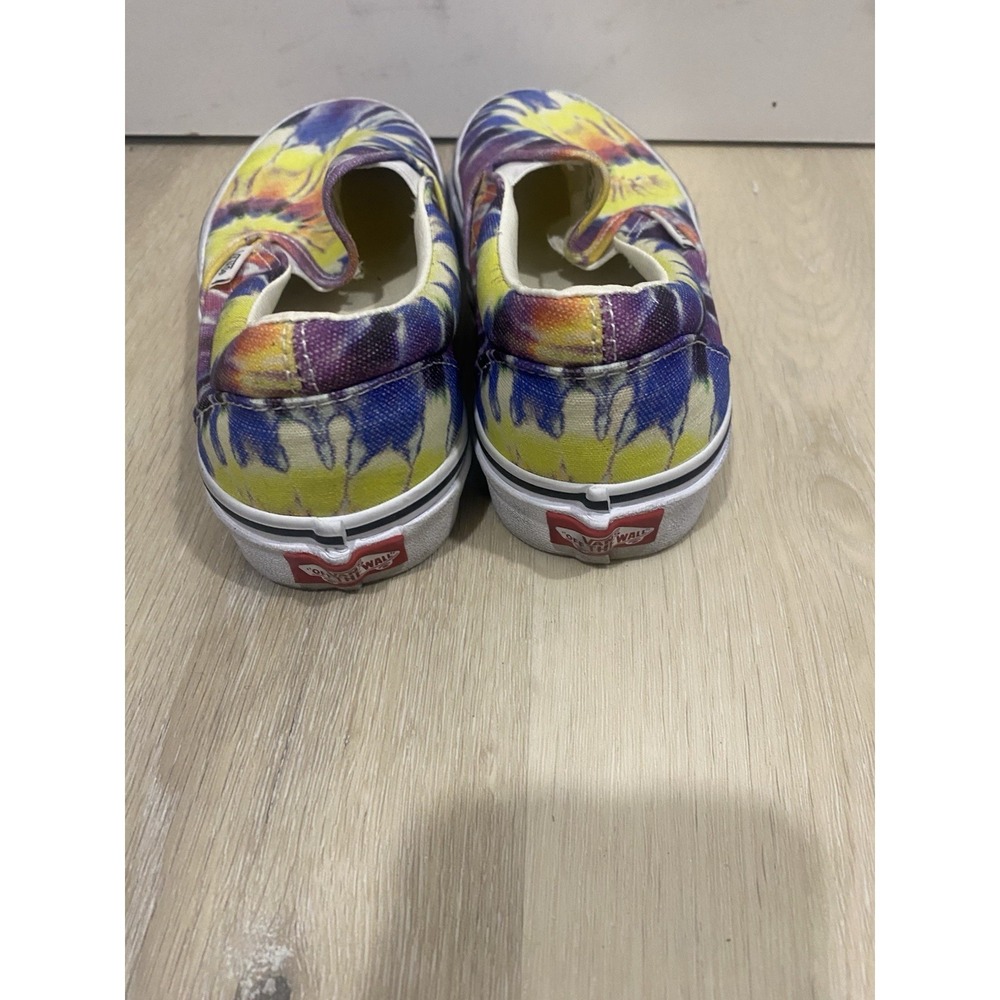 Van's Tie-dyed Slip On Sneaker Shoes Women's 7.5 EUC - Picture 4 of 5